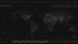 Videohive HUD Covert Operations Satellite 4 Elements template preview