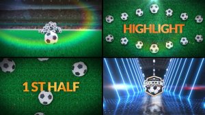 Videohive Soccer Bumper 5 (3-Bumpers) Logo Stings template preview