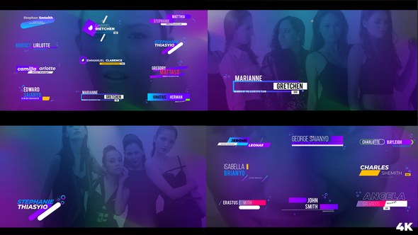 Videohive Simple and Modern Lower Thirds Elements template preview