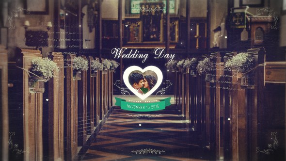 Videohive Wedding Parallax Slideshow Video Displays template preview