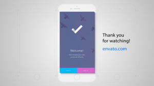 Perspective Mobile App Promo Video Displays template preview