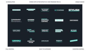 Creative Typo Video Displays template preview