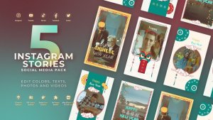 Videohive Chinese New Year Dragon Instagram Stories Product Promo template preview