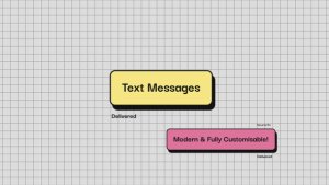 Videohive Modern Text Messages Titles template preview