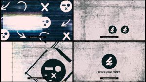 Videohive Grunge Glitch Logo Opener | Digital Intro Logo Stings template preview
