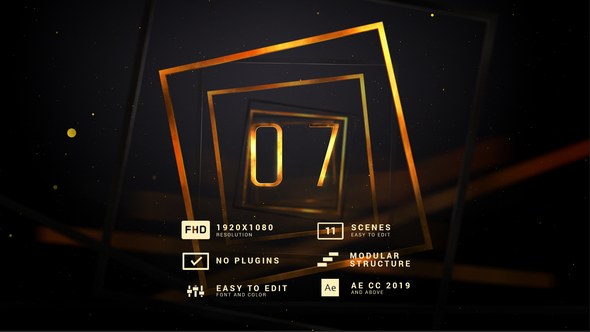 Videohive Geometry | Shape and Lines Countdown Constructor Elements template preview