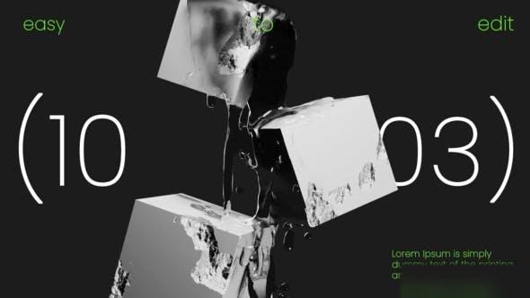 Videohive 3D Typography Titles template preview