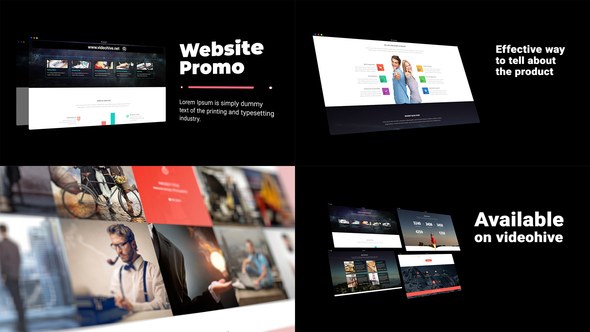Videohive Minimalistic website promo Product Promo template preview
