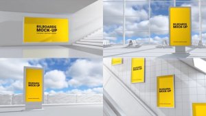 Videohive Outdoor Mockups II Video Displays template preview