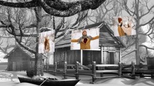 Videohive Winter Slideshow Mock-Up Kit Video Displays template preview