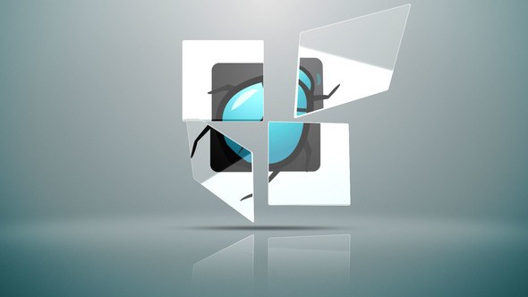 Videohive Clean Glossy Logo Sting Logo Stings template preview