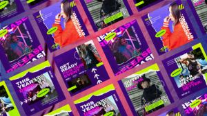 Videohive Goody Grunge Hypebeast Posts Product Promo template preview