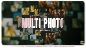 Videohive Pretentious Multi-Photo Mosaic Logo Logo Stings template preview