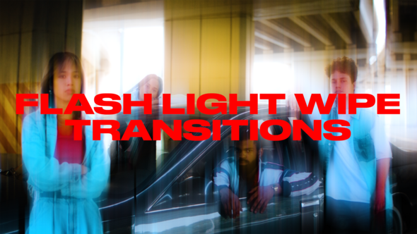 Videohive Flash Light Wipe Transitions Elements template preview