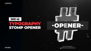 Videohive Typography & Symbols Intro Titles template preview