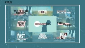 Videohive Simple Titles | AE 52856163 Titles template preview