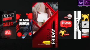 Videohive Instagram Black Friday Stories Product Promo template preview