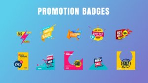 Videohive Badges Sale Promo V20 Titles template preview