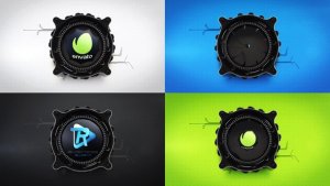 Videohive Mechanical Lens Logo Reveal Logo Stings template preview