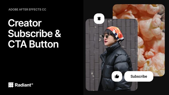 Videohive YouTube Subscribe Button Elements template preview