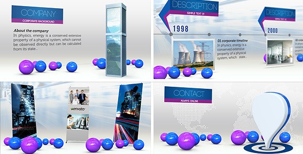 Videohive Company Presentations Openers template preview
