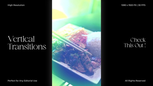 Videohive Vertical Transitions 60678760 Elements template preview