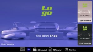 Videohive The Boat Shop Logo Stings template preview