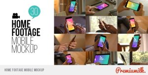 Home Footage Mobile Mockup Video Displays template preview