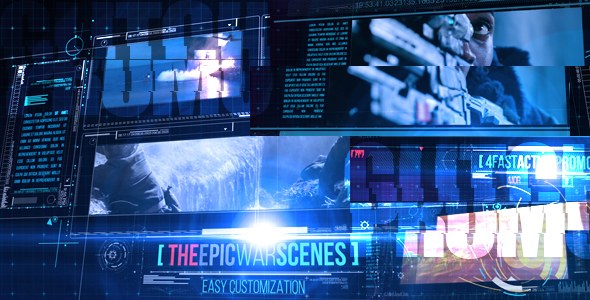 Videohive Glitch Promo 15598356 Openers template preview
