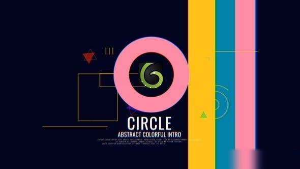 Videohive Abstract Colorful Intro Openers template preview