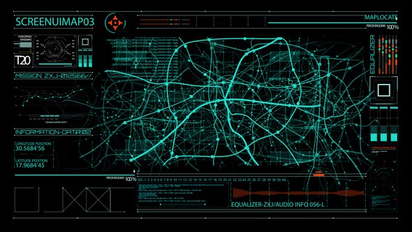 Videohive HUD700 Screen MAP3 Elements template preview