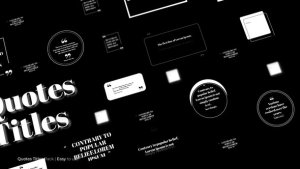 Videohive Quotes Titles | After Effects 49997824 Titles template preview