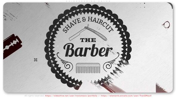 Videohive Hairdressing Salon Openers template preview