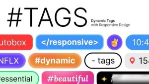 Videohive Dynamic Tags Titles template preview