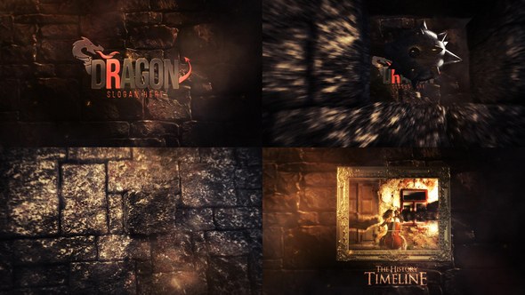 Videohive Breaking The Wall Logo Reveals Logo Stings template preview