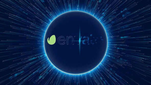 Videohive Digital Data World Logo Reveal 4K Logo Stings template preview