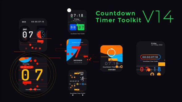 Videohive Countdown Timer Toolkit V14 Elements template preview