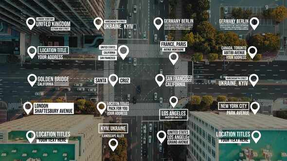 Videohive Location Titles 1.0 | After Effects 43995318 Titles template preview