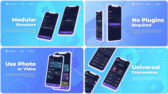 Videohive Clean App Promo V2 47162937 Product Promo template preview