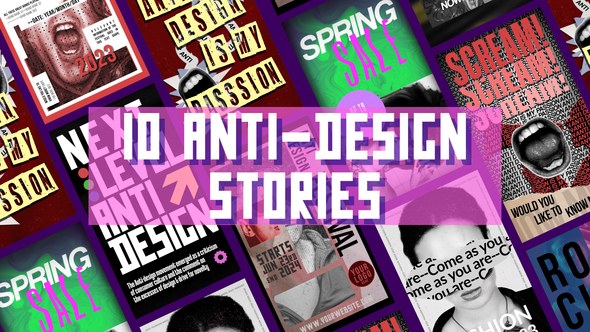 Videohive 10 Anti Design Templates Product Promo template preview