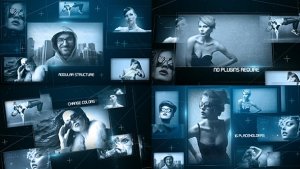 Digital Slideshow Video Displays template preview
