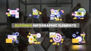 Videohive Business Infographic Concept Elements Pack Elements template preview