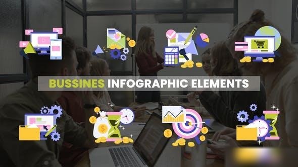 Videohive Business Infographic Concept Elements Pack