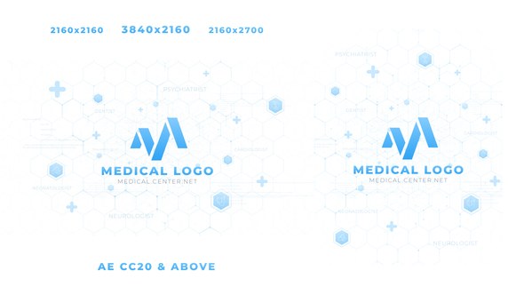 Videohive Medical Logo Reveal Logo Stings template preview