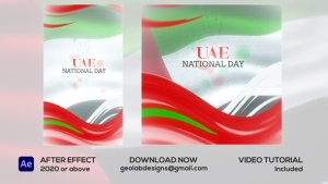 Videohive UAE National Day Openers template preview