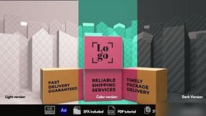 Videohive Delivery Experts Logo Stings template preview