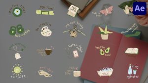 Videohive Cartoon Drawings Titles for After Effects Titles template preview