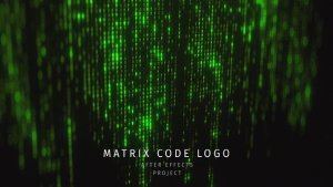 Videohive Matrix Code Logo Logo Stings template preview