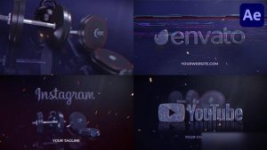 Videohive Gym Logo for After Effects Logo Stings template preview