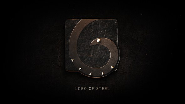 Videohive Logo of Steel Logo Stings template preview